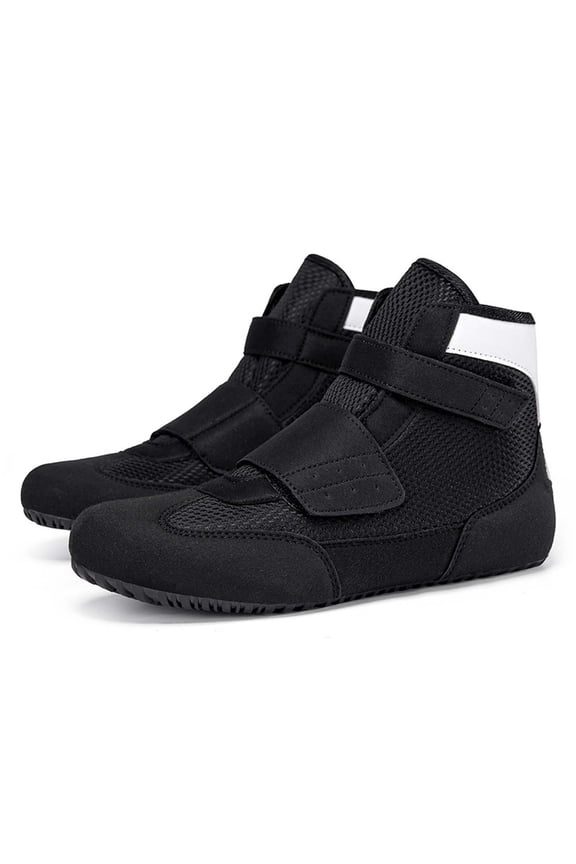 Boys Sneakers High Top Design Strong Grip Structure Professional Training Sneakers Suitable For Wrestling Boxing Competition And Daily Practice Activities ,10-10.5 Years