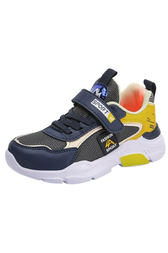 Boys Sneakers Kids Athletic Running Shoes Lightweight Tennis Walking Sneakers For Toddler Youth Comfortable Durable Non