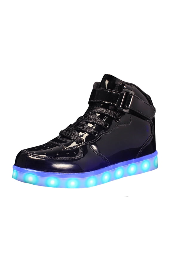 Boys Sneakers Kids Flat Thick Lightweight Sports Shoes Non Luminous Flashing Trainers Shoes with Led Lights Usb Charging Kids Shoes OTHER 7 Years-8 Years