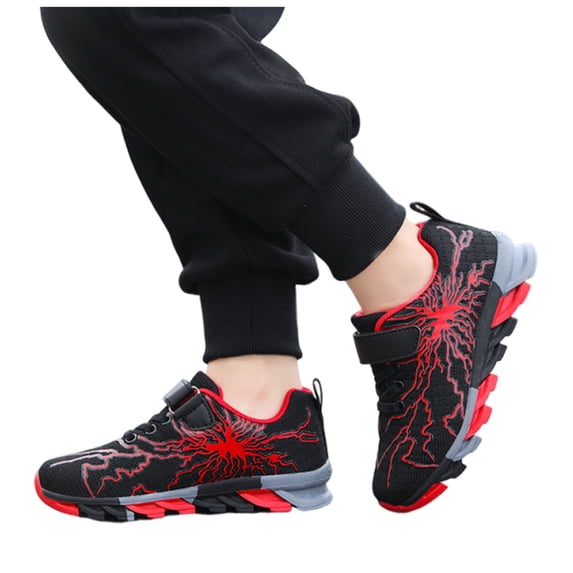 Boys Sneakers Kids Running Shoes Mesh Fitness Indoor Training Lightweight Outdoor Sports Athletic Tennis Shoes