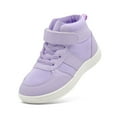 thumbnail image 1 of Boys Sneakers,Kids Sneakers Boys Girls Lightweight Everyday Casual Non-Sports Athletic Footwear Kids Sneakers for School Running Play Comfort,Boys Shoes,09 Light Purple,33, 1 of 6