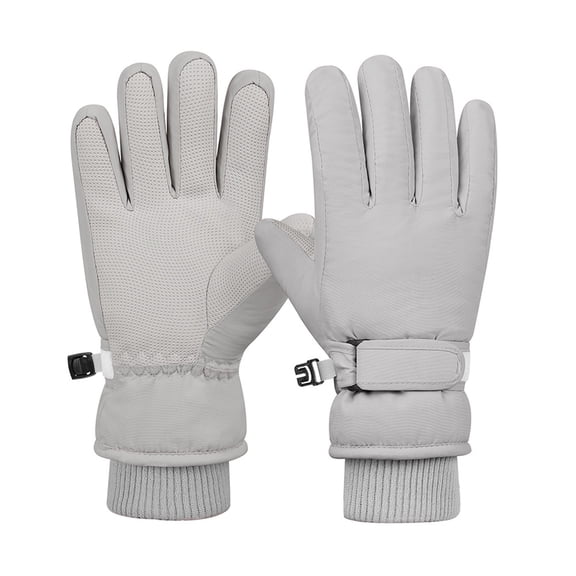 Boys Snow Mittens Thermal Warm Lined Kids Waterproof Gloves Outdoor Ski Gloves for Ages 11-15 Years Boys