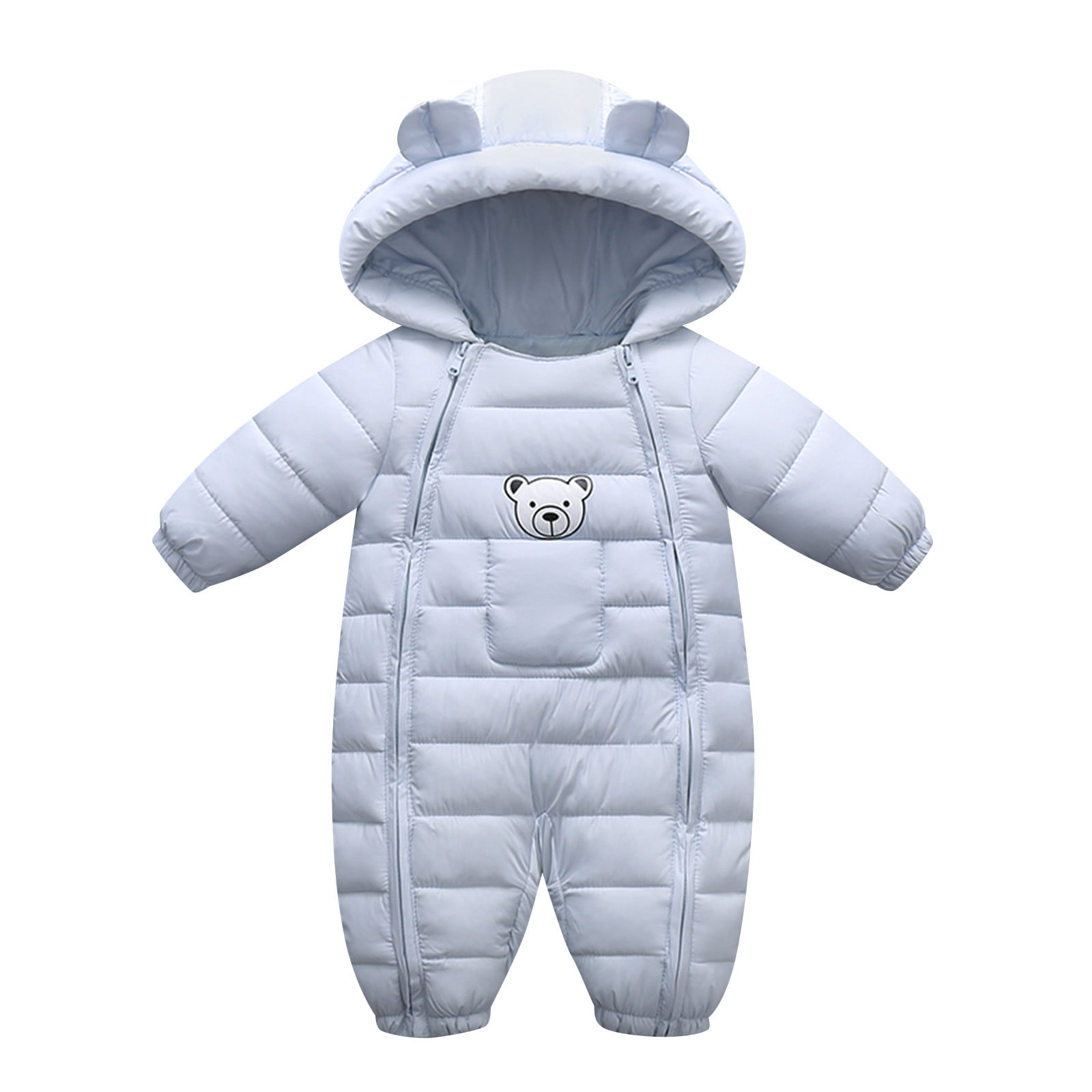 Boys Snow Wear Puffer jackets Toddler Kids Baby Girls Boys Hooded ...