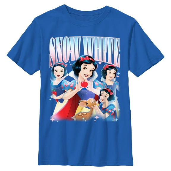 Boys Snow White and the Seven Dwarfs Princess Collage T Shirt