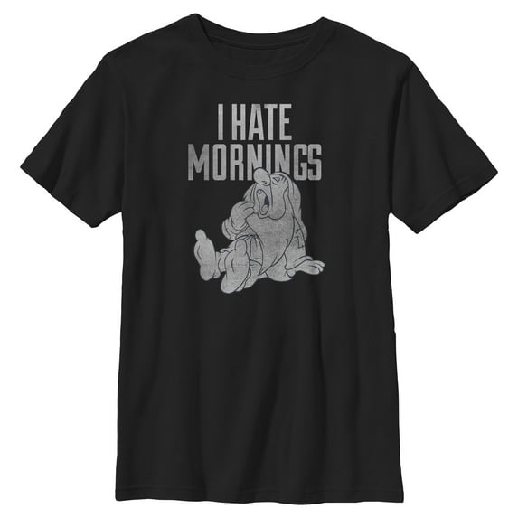 Boys Snow White and the Seven Dwarfs Sleepy Morning T Shirt