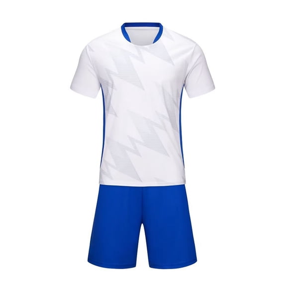 Boys Soccer Jersey Set Sport Uniform Short Sleeve Shirt and Shorts Kit for Kids