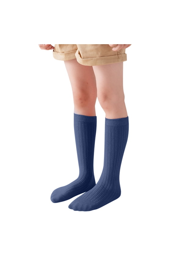 Boys Socks Youth Large Kids Seamless Socks Kids Boys Girls Socks Unisex Solid Color Socks Casual Crew Socks Toddler Dress Sock