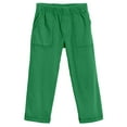 thumbnail image 1 of Boys Soft Cotton 3-Pocket Jersey Pants - UPF 50+ | Elf Green, 1 of 5