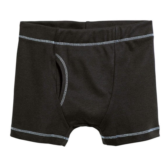 Boys Soft Cotton Boxer Brief | Black
