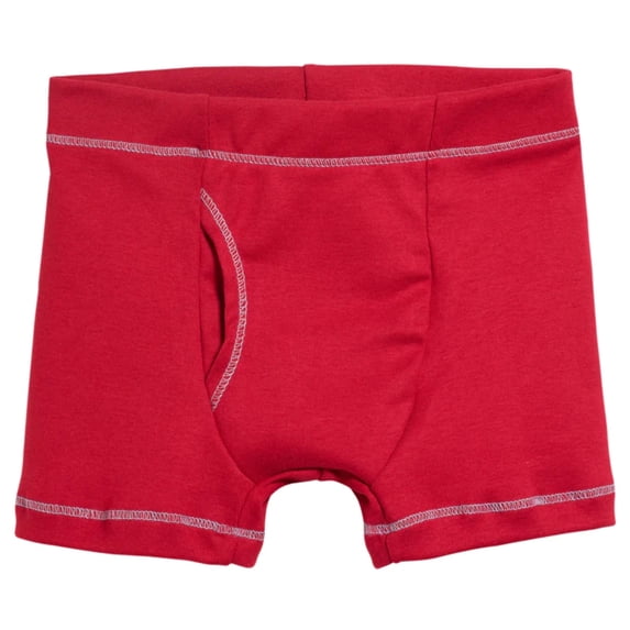 Boys Soft Cotton Boxer Brief | Red