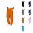 thumbnail image 1 of Boys' Solid Color Cotton Trousers, Elastic Waist Long Pants with Embroidery for School & Everyday Play, 1 of 9