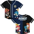 thumbnail image 1 of Boys Sonic The Hedgehog Baseball Jersey T-Shirt - Little and Big Boys Sizes 4-20, 1 of 7