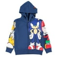thumbnail image 1 of Boys Sonic The Hedgehog Costume Zip Up Fleece Hoodie- Sizes 4-20, 1 of 7