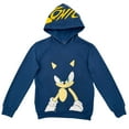 thumbnail image 1 of Boys Sonic The Hedgehog Pullover Hoodie- Sonic, Tails, Shadow and Knuckles Sizes 4-18 Navy, 1 of 7
