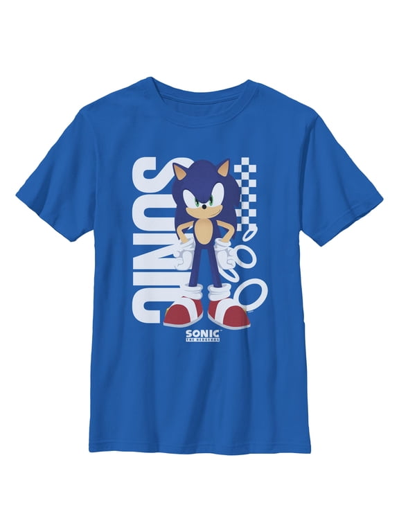 Boys Sonic the Hedgehog Blue Blur Pose T Shirt