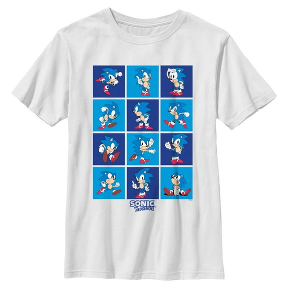 Boys Sonic the Hedgehog Classic Poses T Shirt