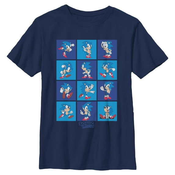 Boys Sonic the Hedgehog Classic Poses T Shirt