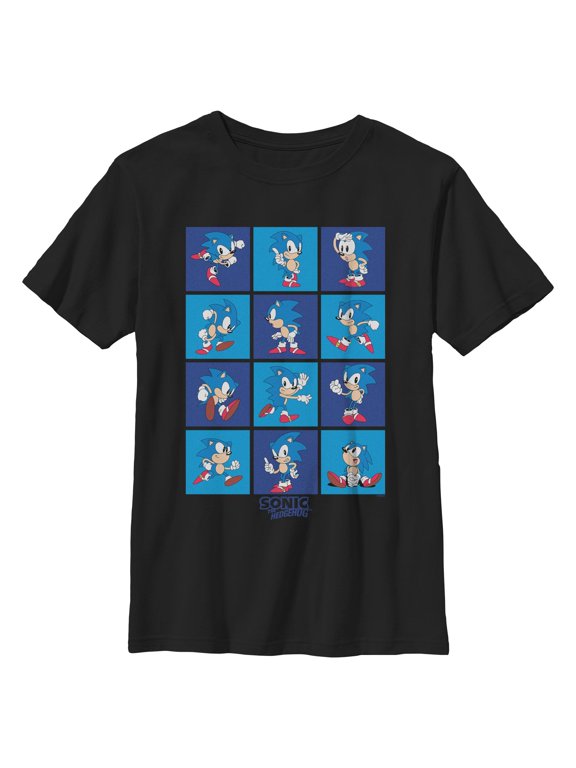 Boys Sonic the Hedgehog Classic Poses T Shirt