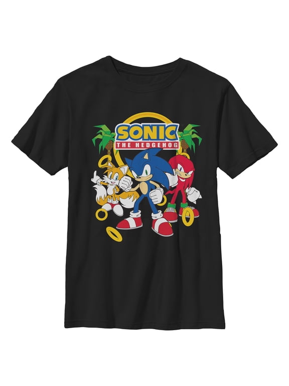 Boys Sonic the Hedgehog Classic Trio Pose T Shirt