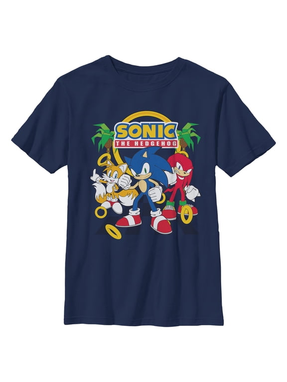 Boys Sonic the Hedgehog Classic Trio Pose T Shirt