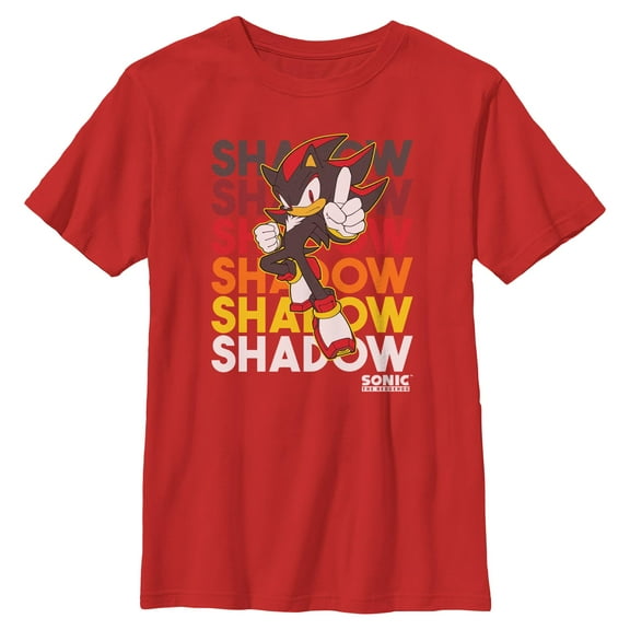 Boys Sonic the Hedgehog Shadow Stack T Shirt
