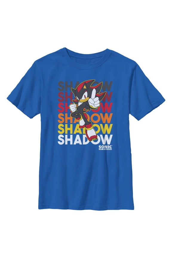 Boys Sonic the Hedgehog Shadow Stack T Shirt