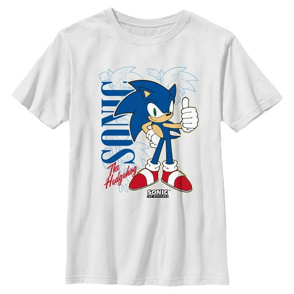 Boys Sonic the Hedgehog Thumbs Up T Shirt