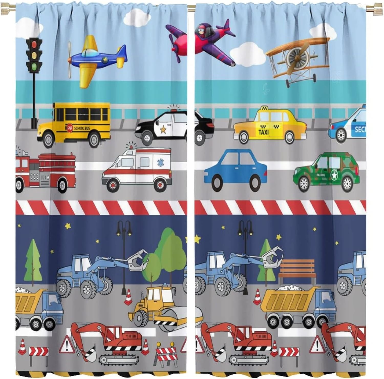 Boys Sports Curtains Sneaker Shoes Cool Colorful Graffiti Bedroom Window Drapes for Teen Kids Printed Living Room Window Treatment Fabric 2 Panels 42Wx45H Inch Decor