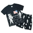thumbnail image 1 of Boys Spring Outfits Size 10 Gilrs Two Piece Sweatshirts and Drawstring Shorts Sets Fall Kids Two Piece Lounge Casual Outfits 5-14 Years, 1 of 9