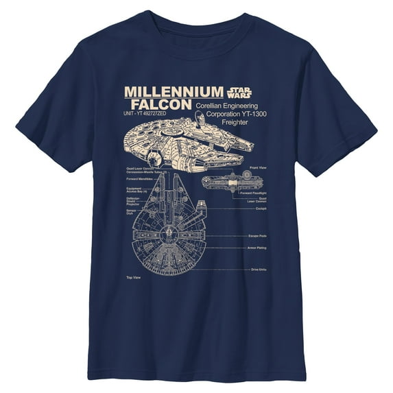 Boys Star Wars Corellian Freighter T Shirt