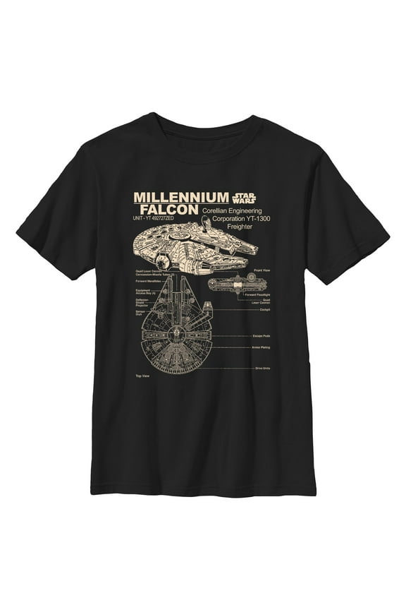Boys Star Wars Corellian Freighter T Shirt