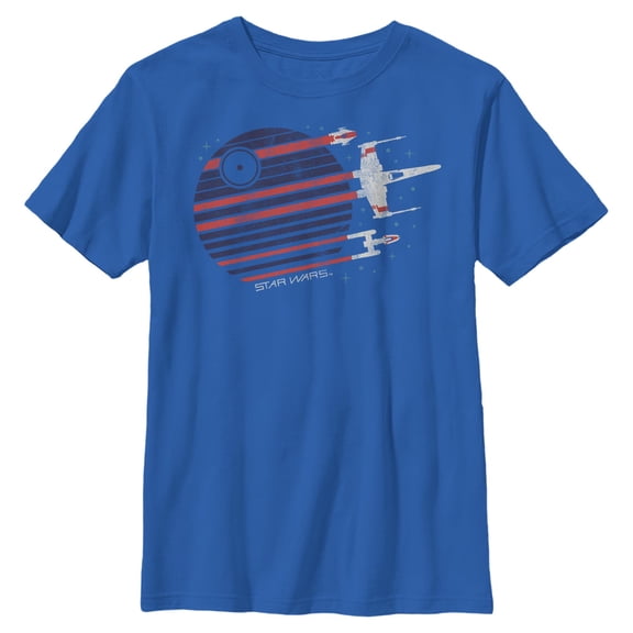 Boys Star Wars Death Star Streaks T Shirt