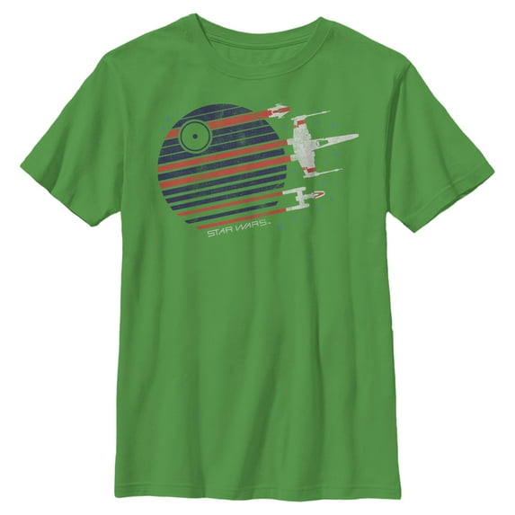 Boys Star Wars Death Star Streaks T Shirt