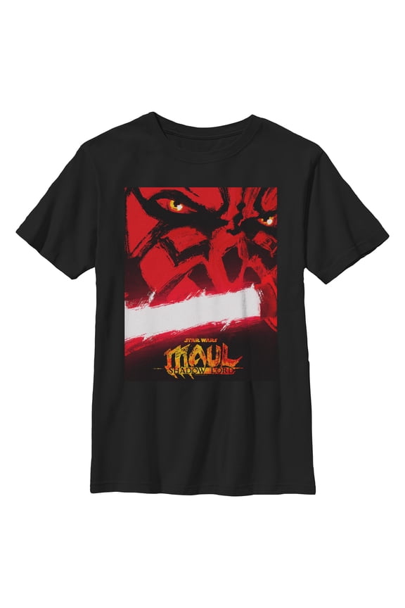 Boys Star Wars: Maul – Shadow Lord Sith Lord Classic Poster T Shirt