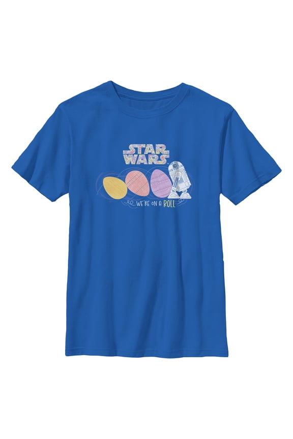 Boys Star Wars R2-D2 We're On A Roll T Shirt