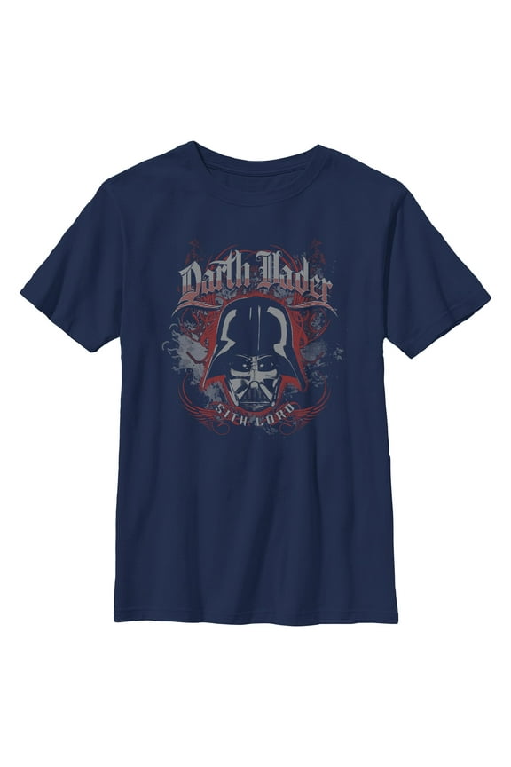 Boys Star Wars Sith Lord Darth Vader Face T Shirt
