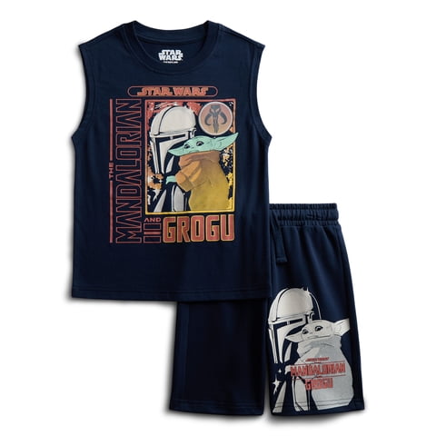 Star Wars Boys Lenticular Muscle Tank Top and Shorts Set, 2-Piece, Sizes 4-16