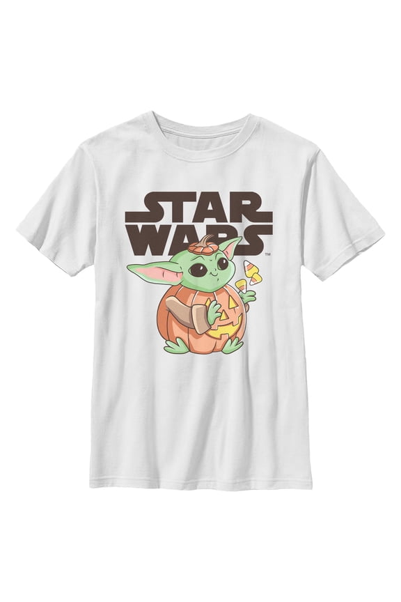 Boys Star Wars: The Mandalorian Grogu Pumpkin Costume T Shirt