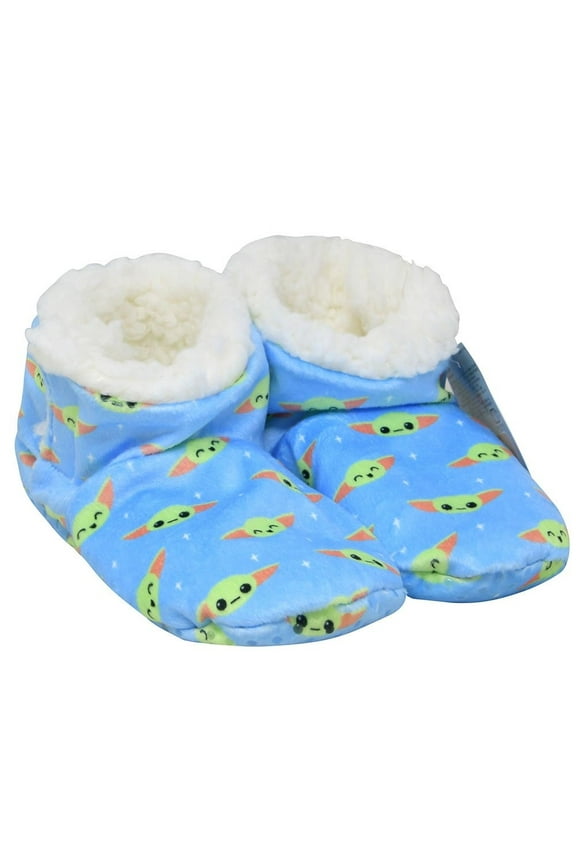 Boys Star Wars The Mandalorian Plush Booties, Size  M/L