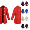 thumbnail image 1 of Boys Steam Punk Pirate Coat, Gothic Dovetail Jacket for Kids School Musical and Cosplay Party Wear, 1 of 7