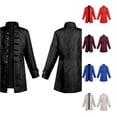 thumbnail image 1 of Boys Steam Punk Pirate Coat, Medieval Gothic Dovetail Jacket for Kids School Musical and Cosplay Party Wear, 1 of 5