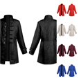 thumbnail image 1 of Boys Steampunk Pirate Jacket Gothic Coat for Halloween and School Musicals, 1 of 7