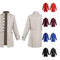 thumbnail image 1 of Boys Steampunk Pirate Jacket Gothic Coat for Halloween and School Musicals, 1 of 7
