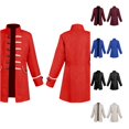 thumbnail image 1 of Boys Steampunk Pirate Jacket Gothic Coat for Halloween and School Musicals, 1 of 7