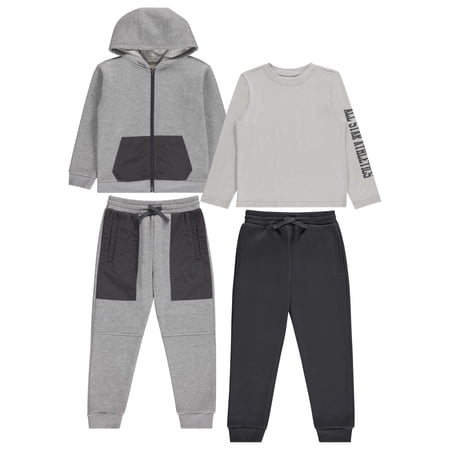 STITCH STONE Boys 4 Pack Wardrobe Outfit Stylish and Comfortable Clothes for Boys