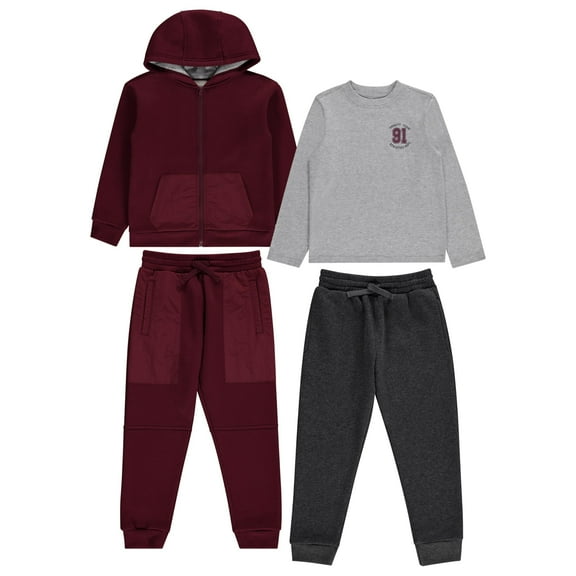 STITCH STONE Boys 4 Pack Wardrobe Outfit Stylish and Comfortable Clothes for Boys