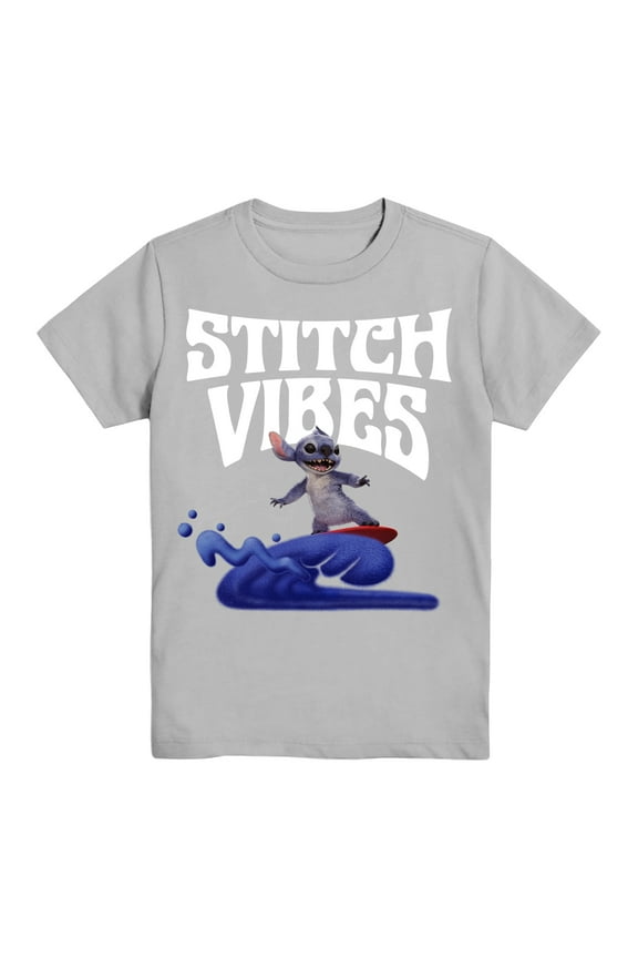Boys, Stitch Vibes T-Shirt, Sizes XS-XXL