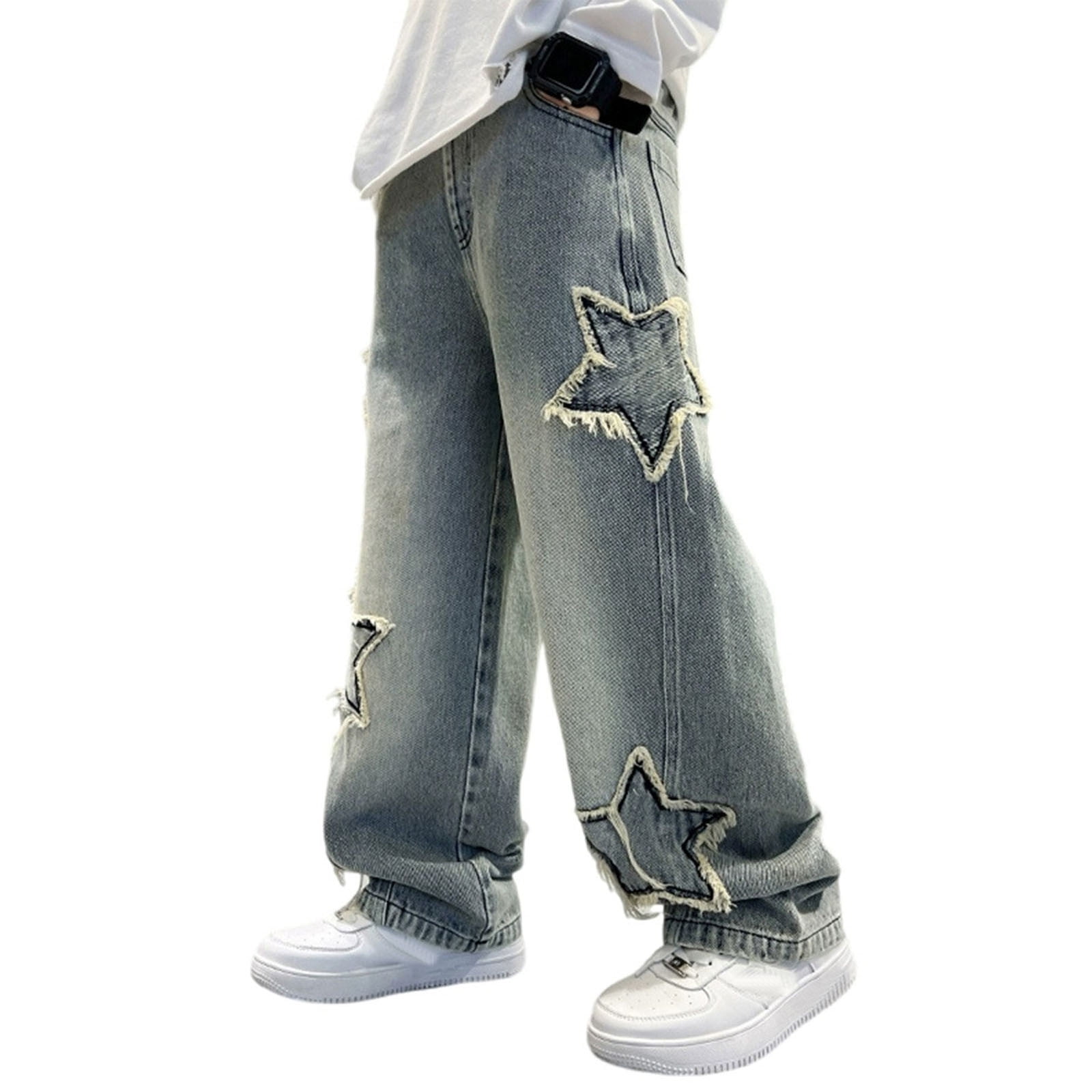 Boys Cotton Solid Tapered Fit Casual Jeans