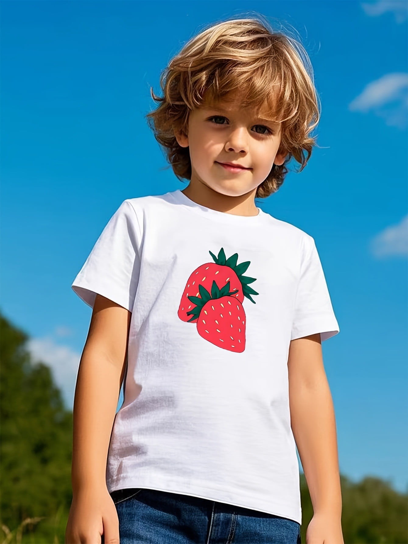 Koton Jungen T-Shirt Mit Print – Kurzarm, Rundhals, Marine Design | Größe 6/7 Jahre, Maschinenwaschbar