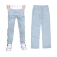 thumbnail image 1 of Boys Stretch Pull On Chino Pants Comfortable School Twill Trousers for Youth, 1 of 4